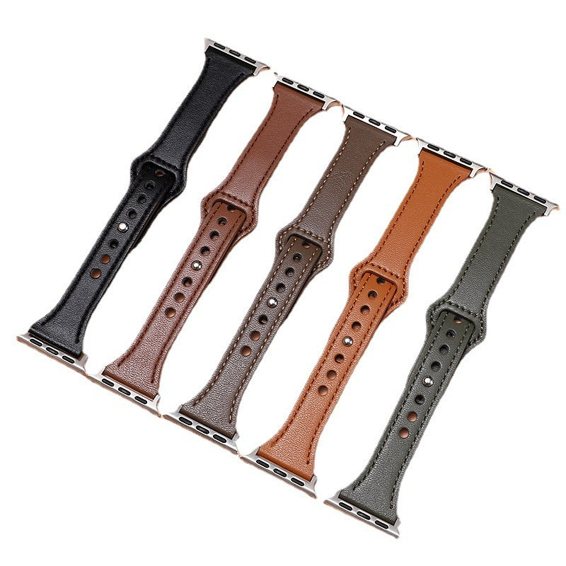 Universal Single Nail Small Waist Leather Strap