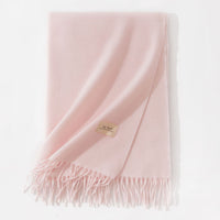 Pure Color Artificial Cashmere Scarf Women's Winter High-grade Shawl