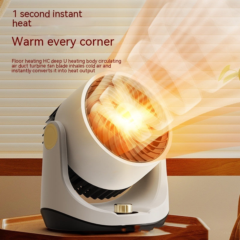 Warm Air Blower Household Mini Office Desk Surface Panel Winter Gadgets