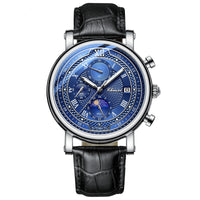 Multifunctional True Three Eyes Six-pin Men's Watch