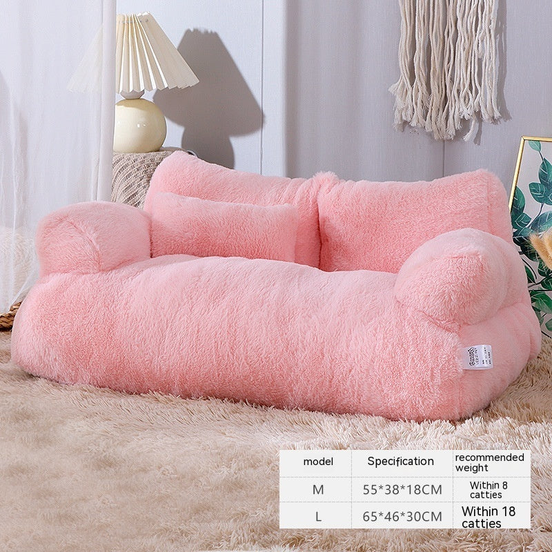 Luxury Cat Bed Sofa Winter Warm Cat Nest