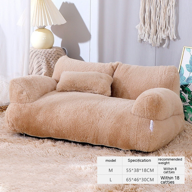 Luxury Cat Bed Sofa Winter Warm Cat Nest