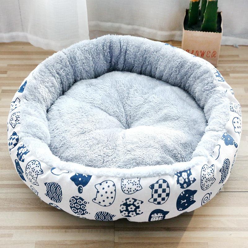 Dog And Cat Litter Padded With Round Cotton