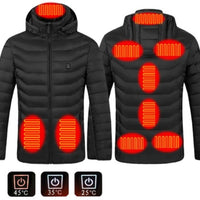 New Heated Jacket Coat USB Electric Jacket