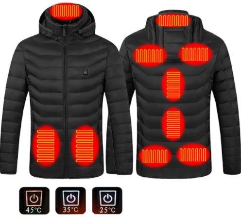 New Heated Jacket Coat USB Electric Jacket