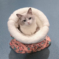 Lambswool Thickened Pocketable New Winter Linen Sleeping Bag Cat Nest