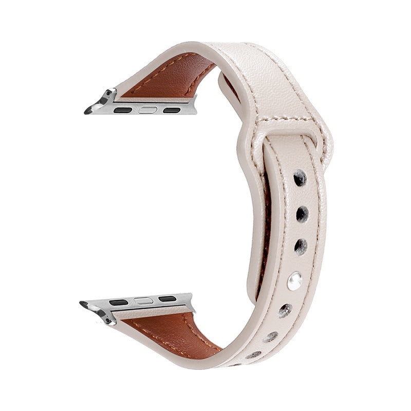 Universal Single Nail Small Waist Leather Strap