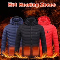 New Heated Jacket Coat USB Electric Jacket