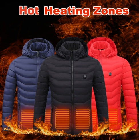 New Heated Jacket Coat USB Electric Jacket