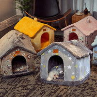 Foldable Dog House Pet Cat Bed