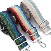 Crossbody Shimmery Purse Straps