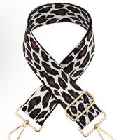 Crossbody Two Tone Cheetah Straps