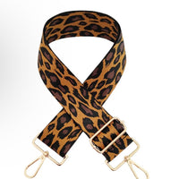 Crossbody Two Tone Cheetah Straps