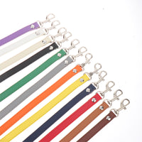 120cm Bag Strap PU Leather Shoulder Bag Strap Bag Handles DIY Replacement Purse Handle Silver Buckle for Handbag Belts Strap Bag