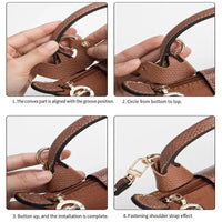 Bag Accessories Hooks Shoulder Straps For Long champ Leather Accessories DIY Mini Transformation Punch Free Shoulder Crossbody