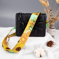 Van Gogh Art Ladies Messenger Bag Strap Adjustable Wide Belts Replacement Fit For Handbag Crossbody Gold Buckle Accessories