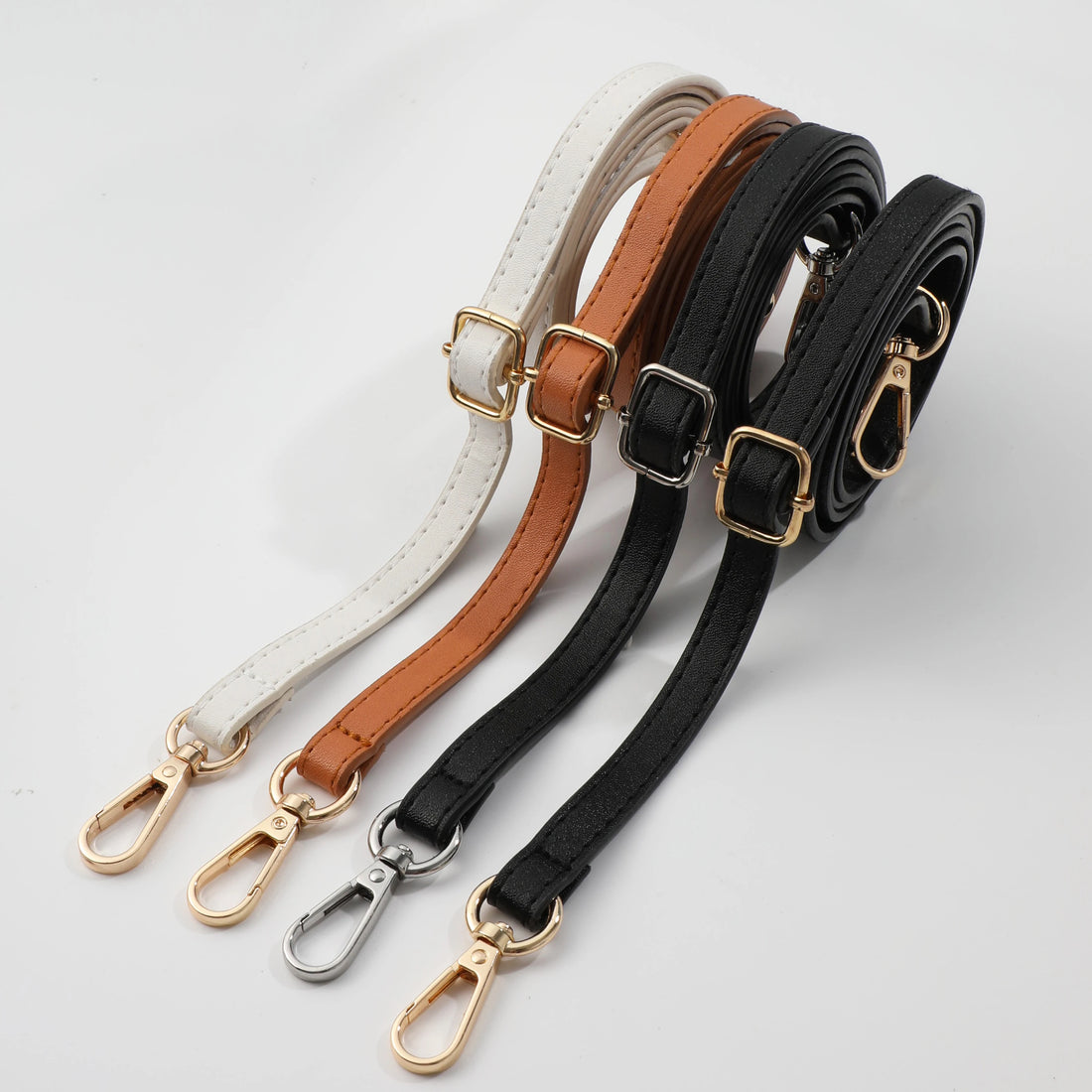 125CM Long PU Leather Bag Strap Accessories for handbags 1.2CM Wide Shoulder Bag Strap For crossbody Replacement Strap For Bags