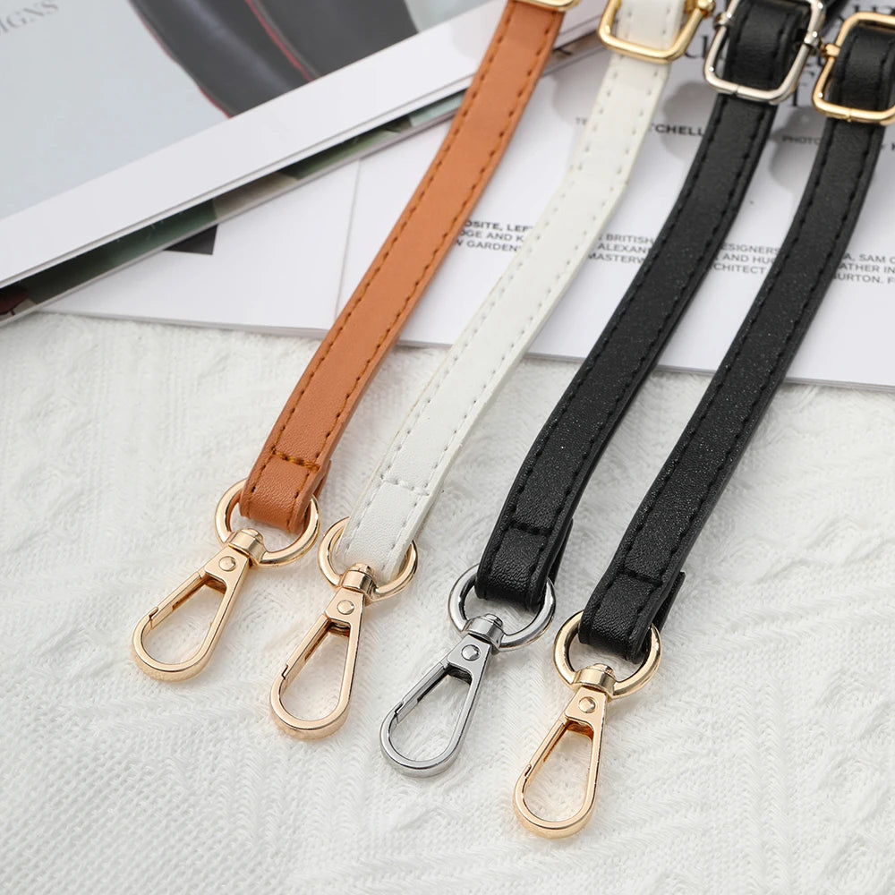 125CM Long PU Leather Bag Strap Accessories for handbags 1.2CM Wide Shoulder Bag Strap For crossbody Replacement Strap For Bags