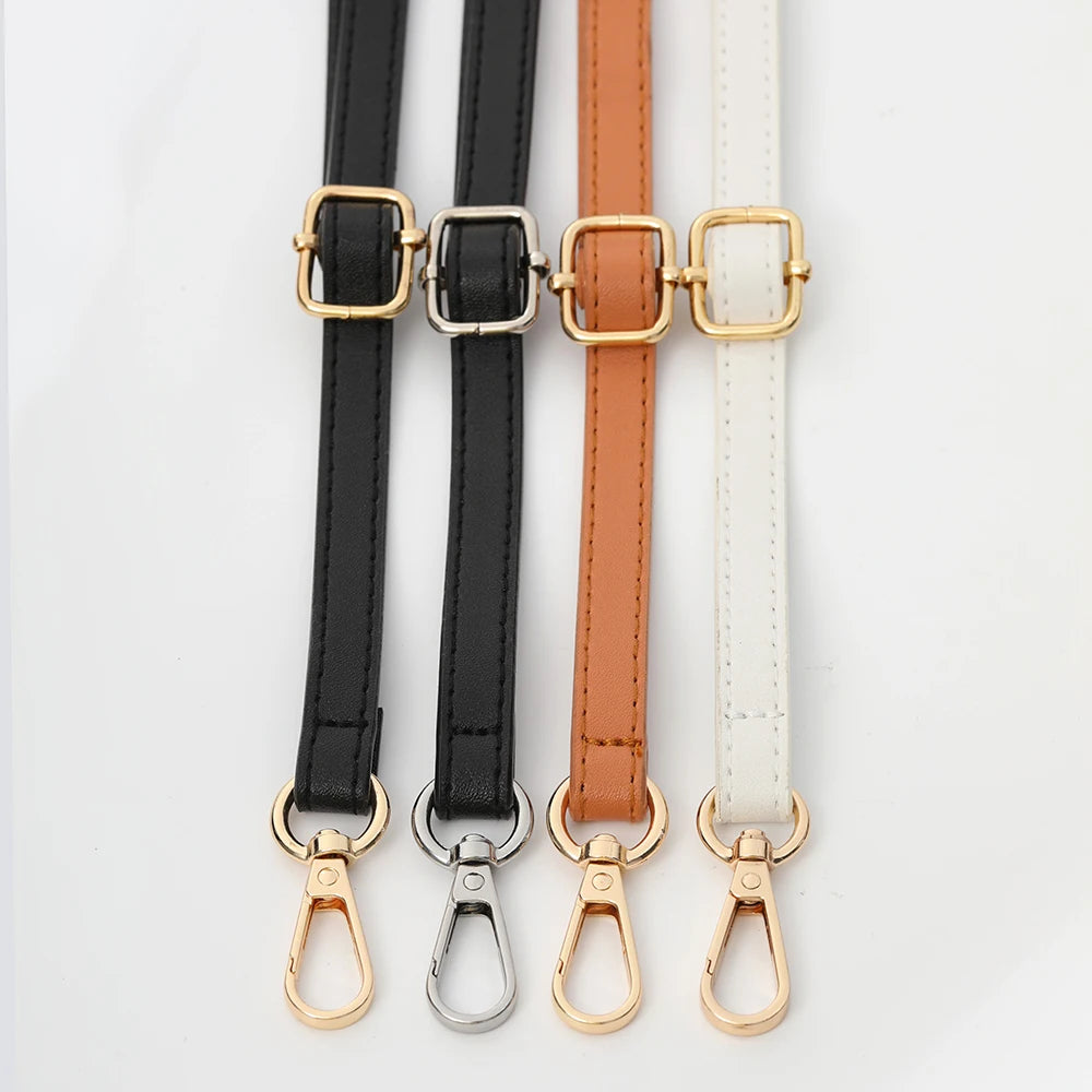 125CM Long PU Leather Bag Strap Accessories for handbags 1.2CM Wide Shoulder Bag Strap For crossbody Replacement Strap For Bags