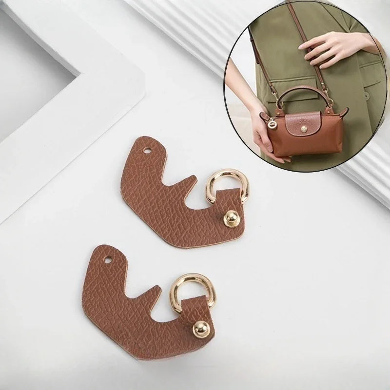 Bag Accessories Hooks Shoulder Straps For Long champ Leather Accessories DIY Mini Transformation Punch Free Shoulder Crossbody