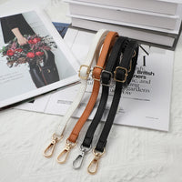 125CM Long PU Leather Bag Strap Accessories for handbags 1.2CM Wide Shoulder Bag Strap For crossbody Replacement Strap For Bags