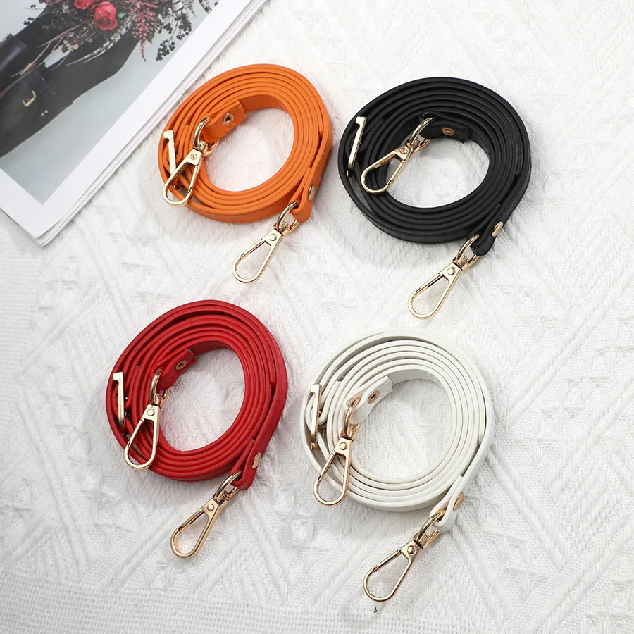 120cm Long Adjustable PU Leather Bag Strap  Women Shoulder Bag Strap Replacement  Bag Strap For Crossbody Bags Accessories Hot