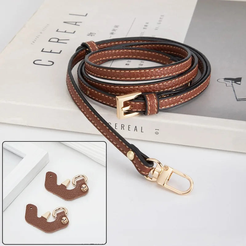 Bag Accessories Hooks Shoulder Straps For Long champ Leather Accessories DIY Mini Transformation Punch Free Shoulder Crossbody