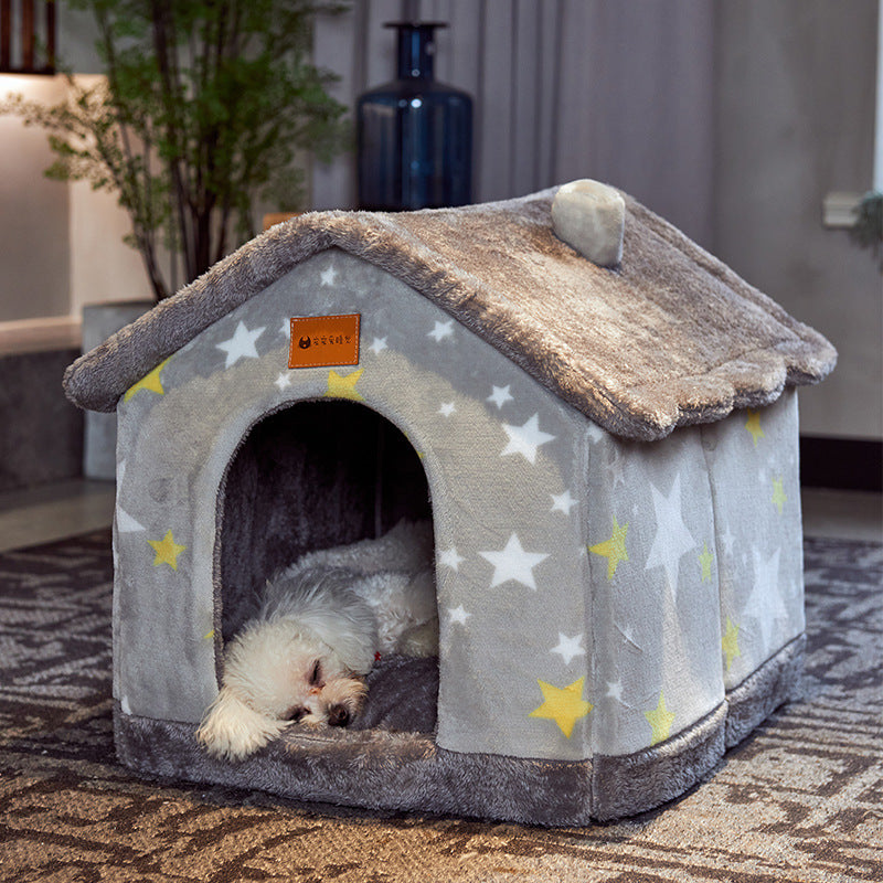 Foldable Dog House Pet Cat Bed