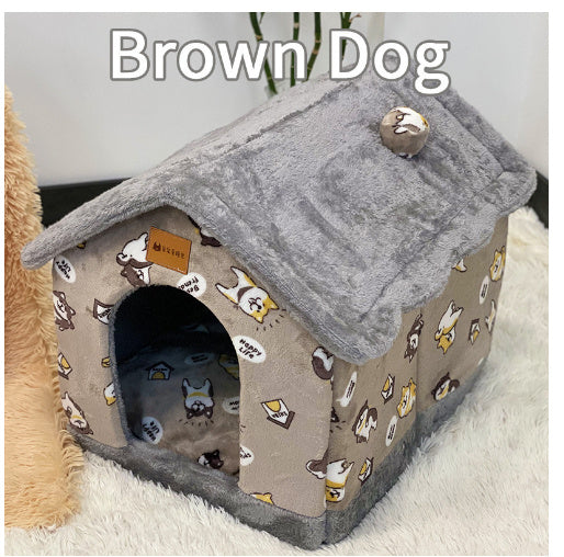 Foldable Dog House Pet Cat Bed