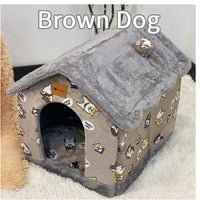 Foldable Dog House Pet Cat Bed