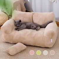 Luxury Cat Bed Sofa Winter Warm Cat Nest