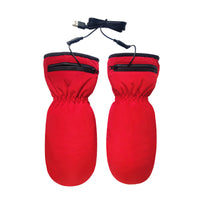 Electrically Heated Gloves Heating Zipper Thermal Windproof Gloves