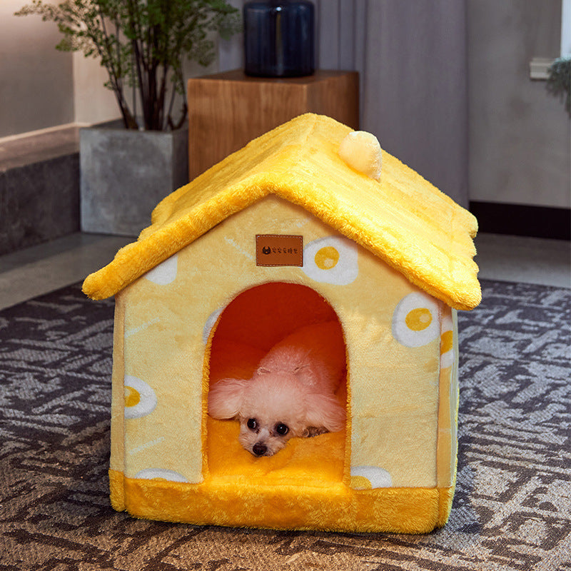 Foldable Dog House Pet Cat Bed