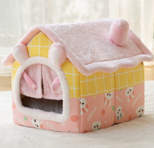 Foldable Dog House Pet Cat Bed