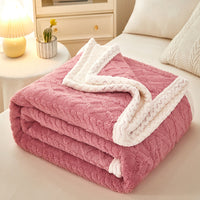 Blanket Double Thickened Warm Coral Fleece Sofa Blanket